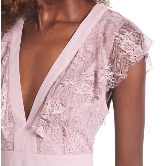 Beautiful purple midi lace WAYF dress💜 - Picture 3 of 7